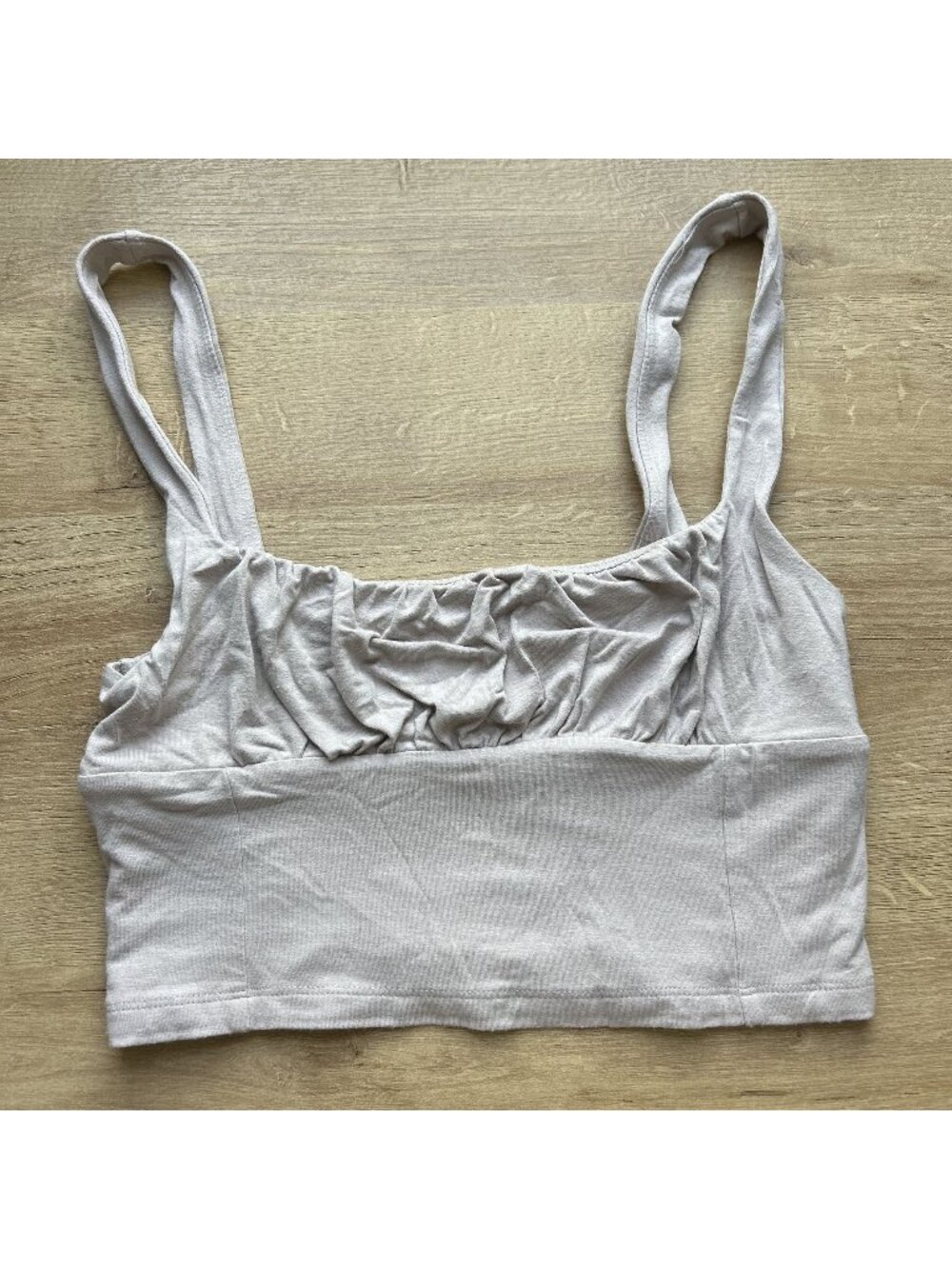 Aritzia Wilfred Free Orbit Light Pink Crop Tank Top Women's Size  Small S
